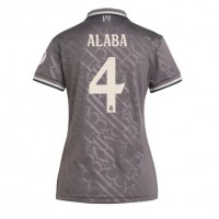 Real Madrid David Alaba #4 Tretí Ženy futbalový dres 2024-25 Krátky Rukáv